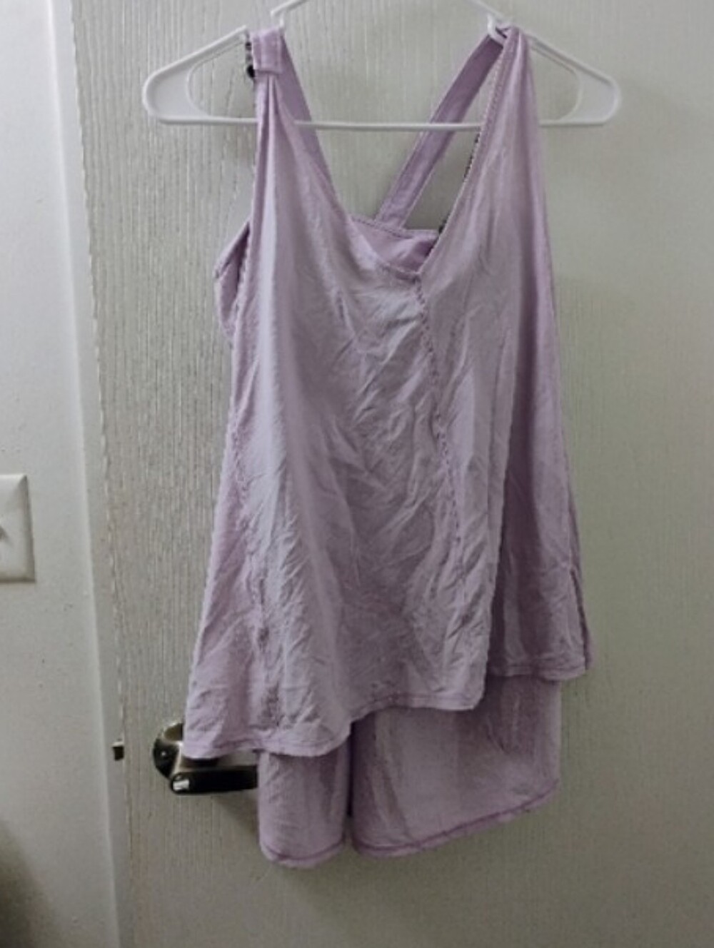Lululemon Womens Breathe And Flow Tank Top In Pretty Purple Sz 10